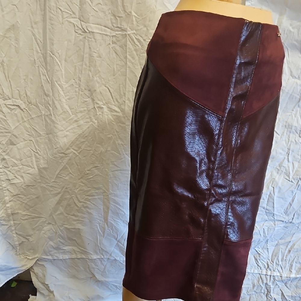 Marc New York Red Midi Pencil Skirt for Cocktail - Picture 4 of 11